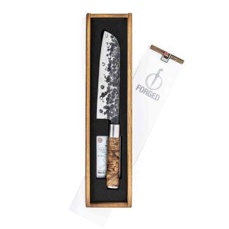 Японски готварски нож Forged VG10 Santoku - 18 cm