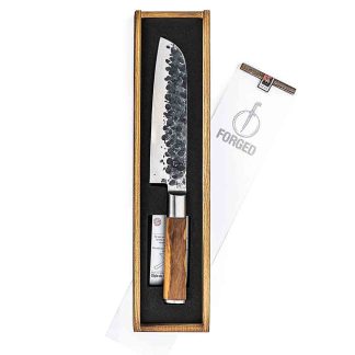 Японски готварски нож Santoku Forged Olive – 18cm
