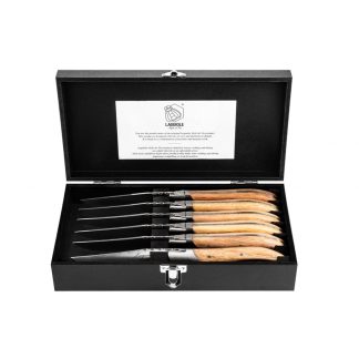 Комплект 6 ножа за стек Laguiole Style de Vie Luxury Line Oak Stonewash