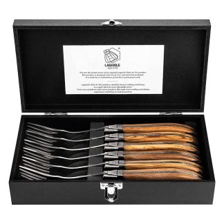 Комплект 6 вилици Laguiole Style de Vie Luxury Line Olive