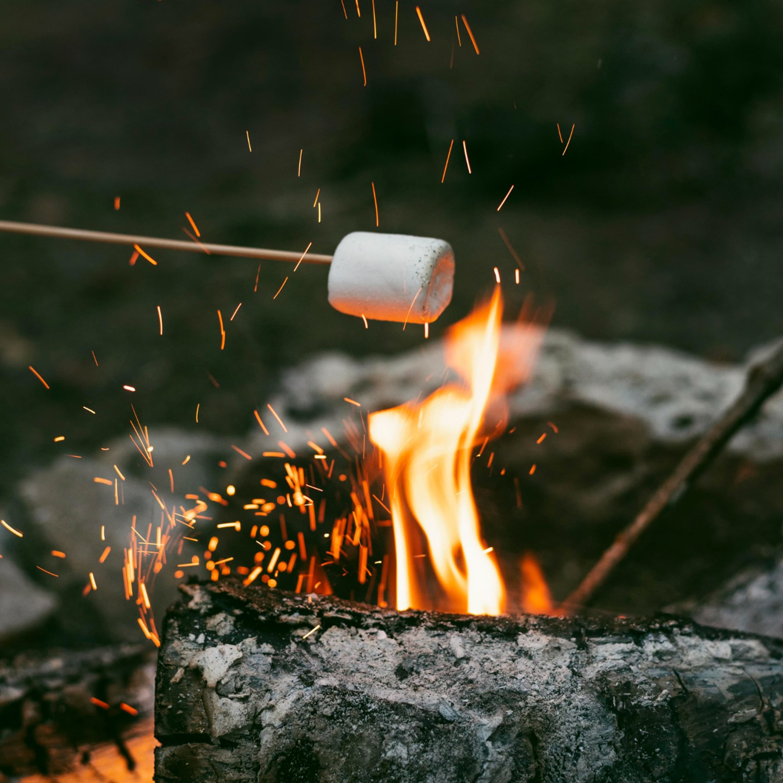 Маршмелоу бонбони в туба с клечки Not just bbq - 250 g., бели