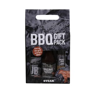 Set cadou de condimente și sos pentru friptură Not Just BBQ
