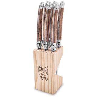 Комплект 6 ножа за стекове Laguiole Style de Vie Premium Wood