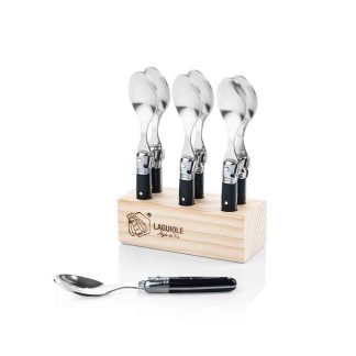 Десертни лъжички Laguiole Style de Vie Premium Black