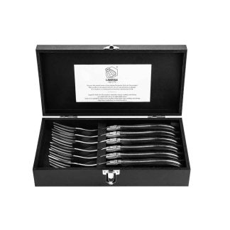 Комплект 6 вилици Laguiole Style de Vie Luxury Line Black ebony