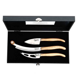 Луксозен сет за сирена Laguiole Style de Vie Luxury Line Oak wood Stonewash V2