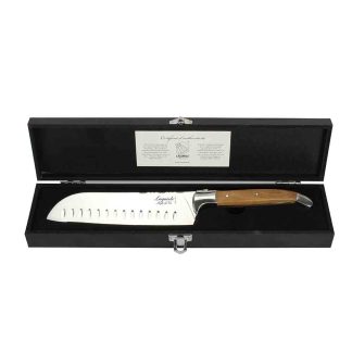 Готварски нож Laguiole Style de Vie Luxury Line Santoku Olive wood