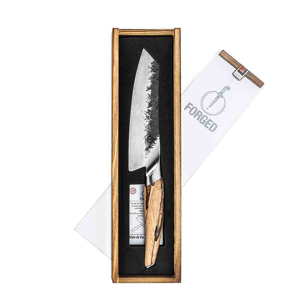 Японски готварски нож Forged Katai Santoku – 18 cm