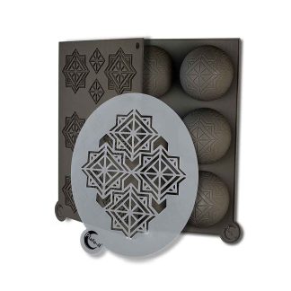 Силиконови форми и шаблон за декориране Infinity Plate-it