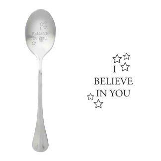 Гравирана лъжичка I believe in YOU.