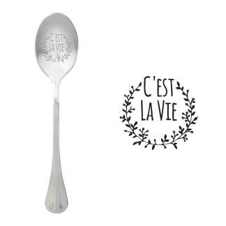 Лъжичка с послание C'est la vie