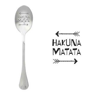 лъжичка с послание Hakuna Matata