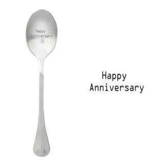 Linguriță cu mesaj Happy Anniversary