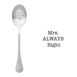 лъжичка Mrs. Always right