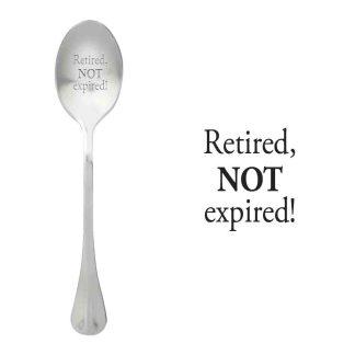 лъжички с послание Retired not expired
