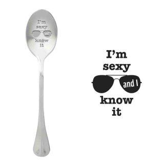 Лъжичка с послание I'm Sexy and I Know It