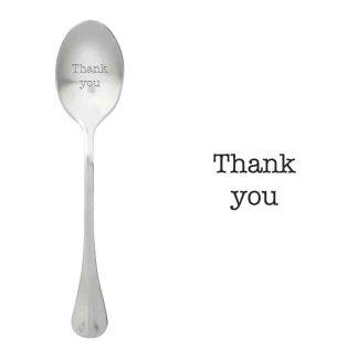 лъжичка с послание Thank you