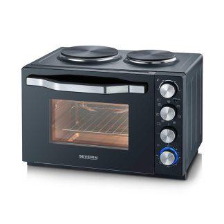 Cuptor electric Severin 2074 echipat cu 2 plite + suport pentru pui