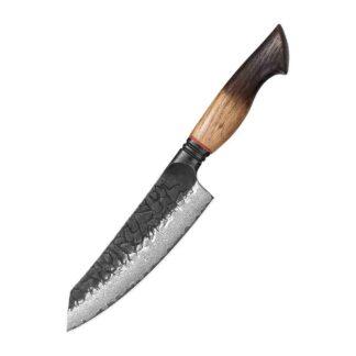 Cuțit de bucătărie Santoku din oțel Damasc Xinzuo X06 Santoku 14,5 cm