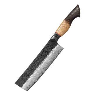Cuțit de bucătărie pentru legume Xinzuo X06 Nakiri din oțel damasc