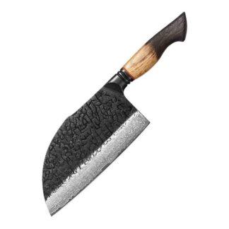 Satâr de bucătărie Xinzuo X06 din oțel damasc, pentru carne și oase